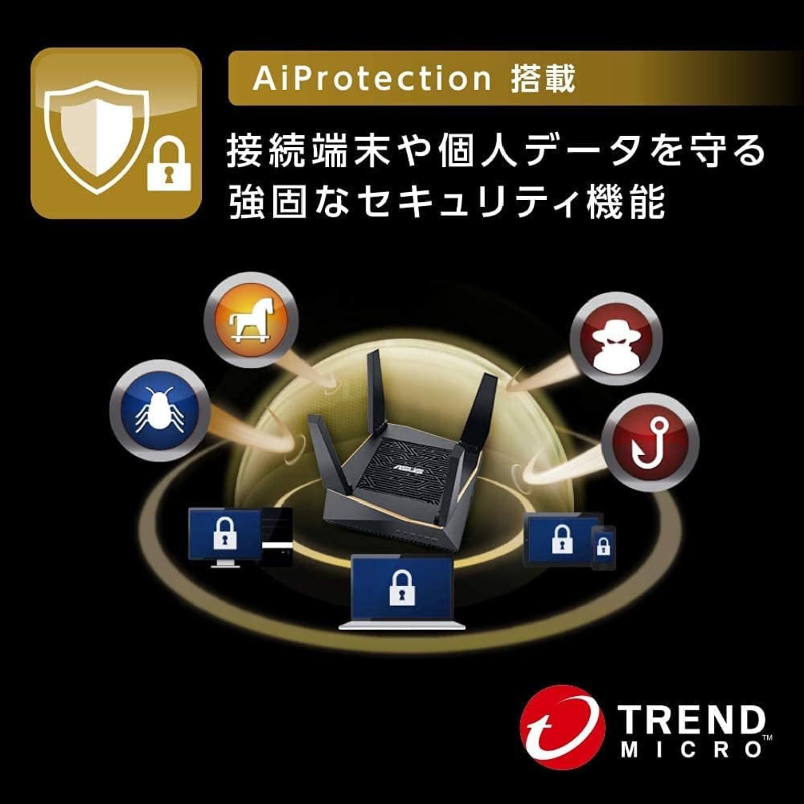 Amazon.co.jp: 【整備済み品】 ASUS WiFi 無線 ルーター WiFi6 4804+