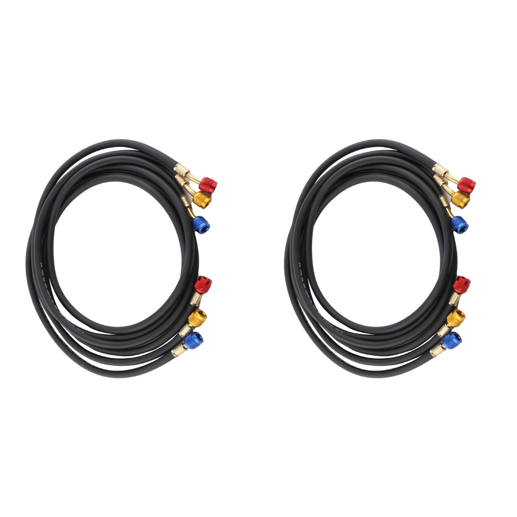 Hndhbfgrt 6x Air Conditioning Refrigerant Hose HVAC Manifolds Hose 4.92 Feet for R134A R410A R22 R502