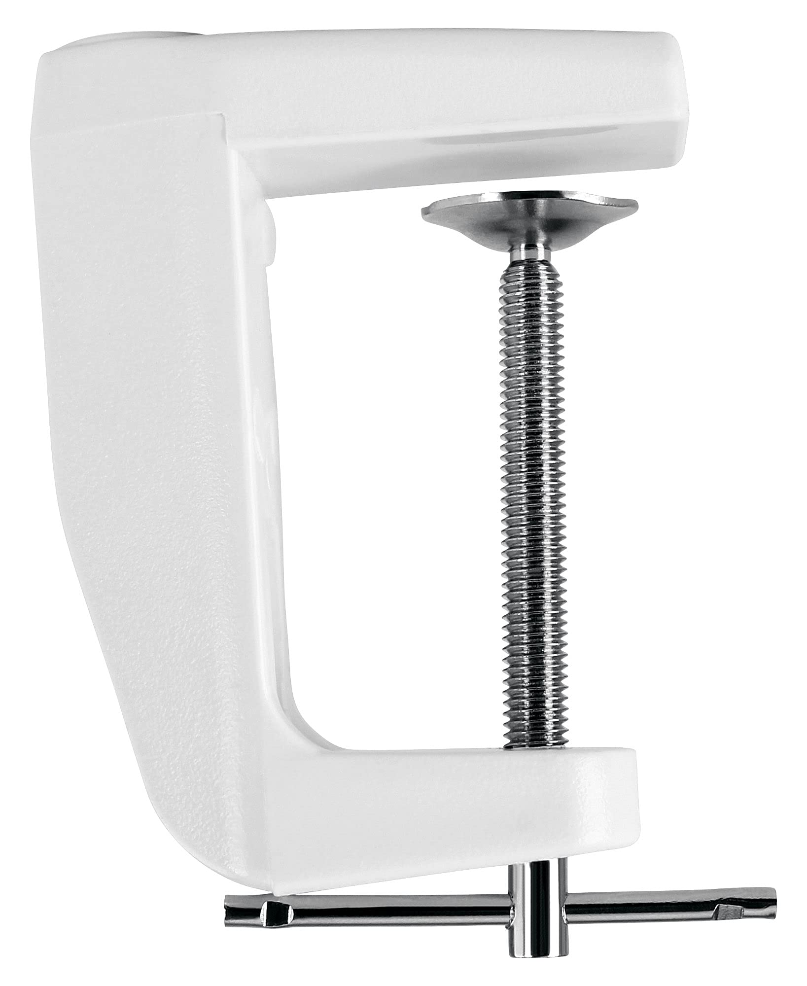 Showlite LL-6095D-Pro LED Lupenleuchte Set 9W 3/5 Dioptrien (dimmbar, 127 mm Linsen, 60 SMD LEDs, Rollenstativ, Tischklemme) weiß