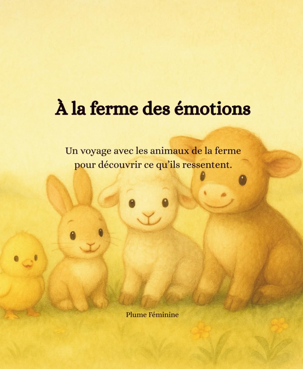 À la ferme des émotions: Un voyage avec les animaux de la ferme pour découvrir ce qu’ils ressentent.