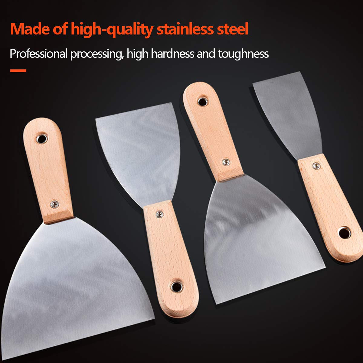 Herramienta de pintores raspador espátula masilla 3,5 pulgadas for grabar la eliminación pintura paneles yeso(3.5 inch)