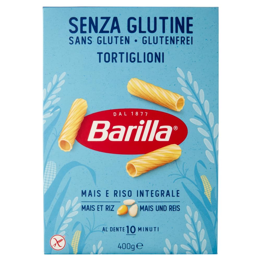 Italian Gourmet Bundle Pasta Glutenfrei 20x 400g + Italian Gourmet Polpa, glutenfreie italienische Pasta aus Mais & Reis, gemischtes Nudelpaket, Penne, Fusilli, Tortiglioni, Ditalini Rigati, Spaghetti