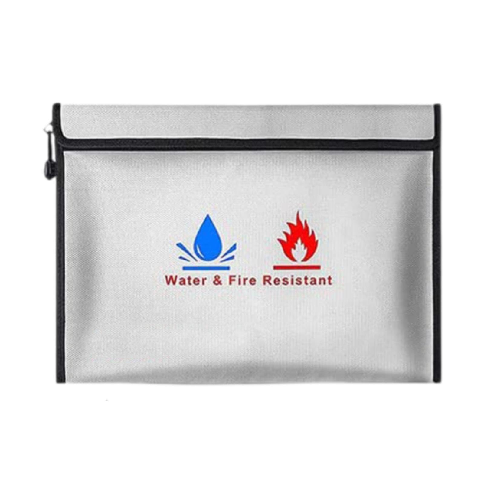 fireproof document bag organizer for certificates money social security card 28x38cm | safes | home security | home improvement