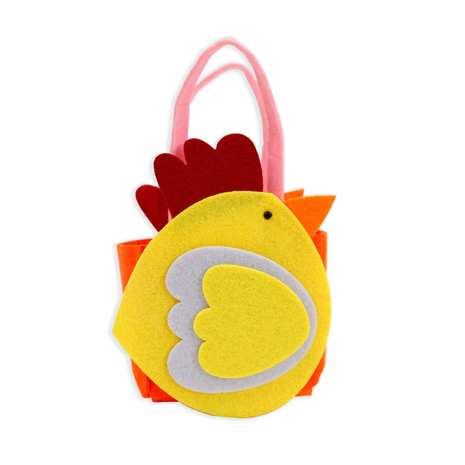 YROHGKPN Easters Gift Bags Felt Basket Treat Candy Texture Suitable for Storaging Eggs and Candy Gift