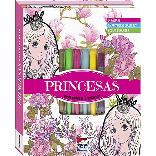 Meu Superlivro Brilhante de Arteterapia! Princesas: