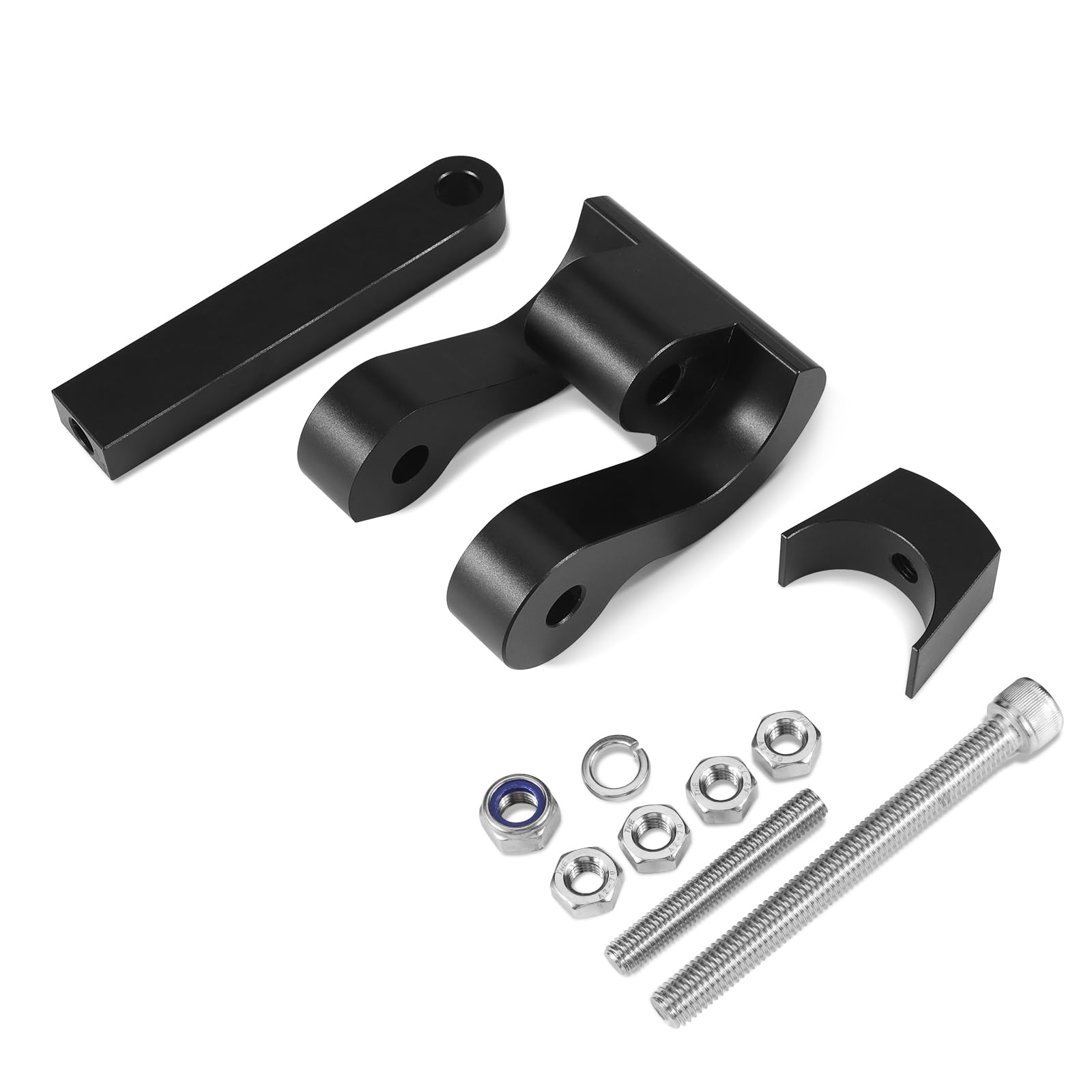 YDADV 2023+ TRK 702X Enlace de descenso de suspensión trasera para Benelli TRK502 552X TRK 502X 552 CNC Accesorios del kit inferior de aluminio (Nero)