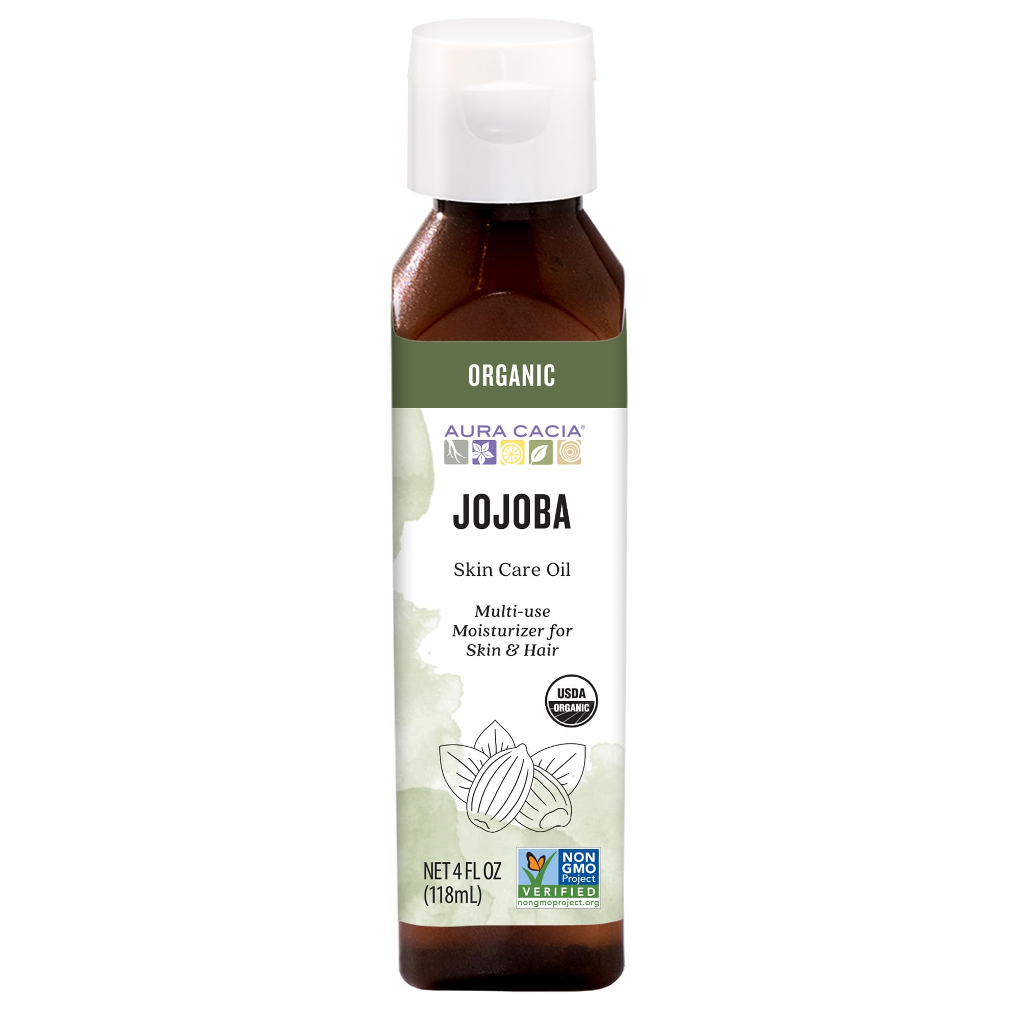 Aura Cacia Organic Skin Care Oil, Balancing Jojoba, 4 Fluid Ounce