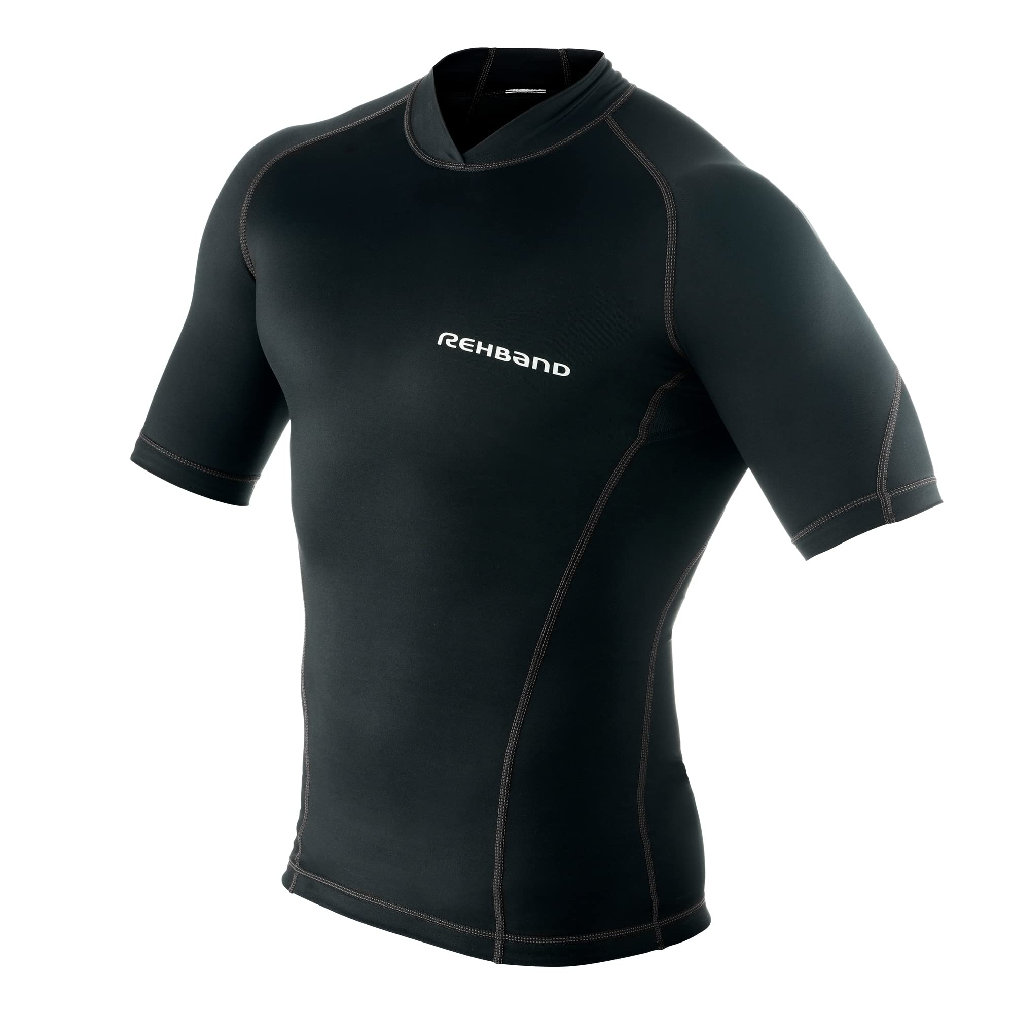 Rehband QD Kompressionsshirt Herren, Thermoshirt, Unterziehshirt Sport speichert Wärme und fördert die Durchblutung