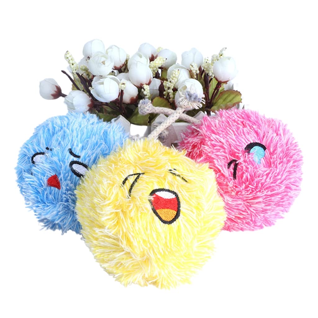LIUANDS Plush Toy Balls for Cat Training Playing- Pompoms Pet Supplies for Cat Colorful Balls Cat Toy Pompoms 4