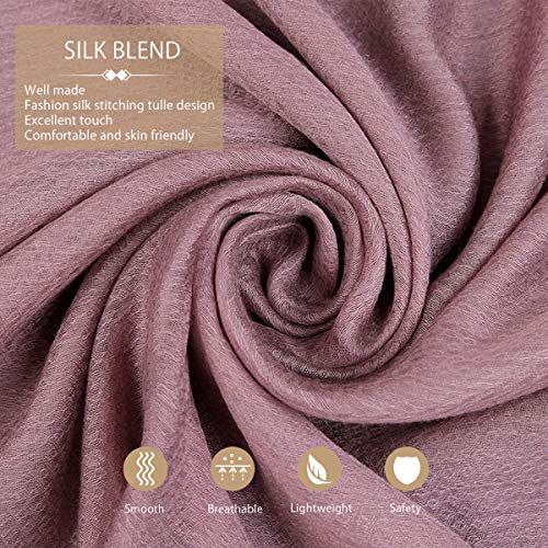 Spring New Silk Scarf Chiffon Scarf Women Solid Color Bead Scarf Silk Stitching Tulle Design Sun Protection Shawl3