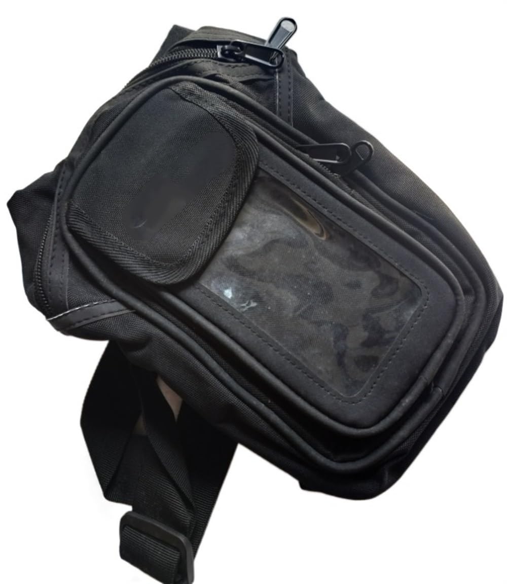 Pernera Moto Riñonera Impermeable for Hombre, Bolsa for el Muslo, Cintura for Montar, Cadera, Motocicleta, Pierna, Bolsa for Motocicleta Ciclista al Aire Libre, Universal Bolsa Pierna Moto