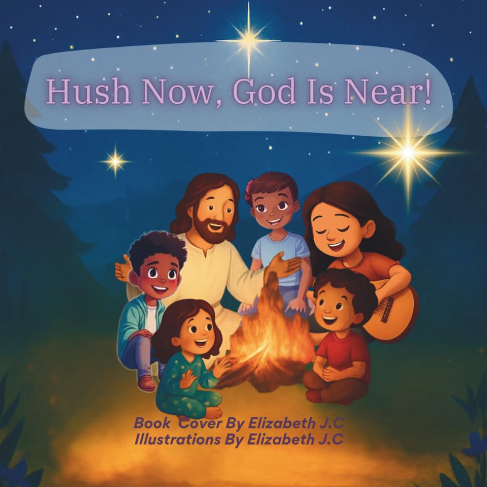 Hush Now, God is Near!: A Christian Bedtime Story for Kids About Faith and God’s Presence