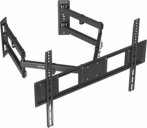 VIVO Soporte de pared para TV de esquina para pantallas planas de plasma LCD LED de 37 a 70 pulgadas, soporte articulado de movimiento completo,