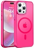 Upgraded Magnetic for iPhone 15 Pro Max Case [Compatible with Magsafe] [Mil-Grade Protection], Pocket-Friendly, Slim Translucent Phone Case Cover for iPhone 15 Pro Max 6.7