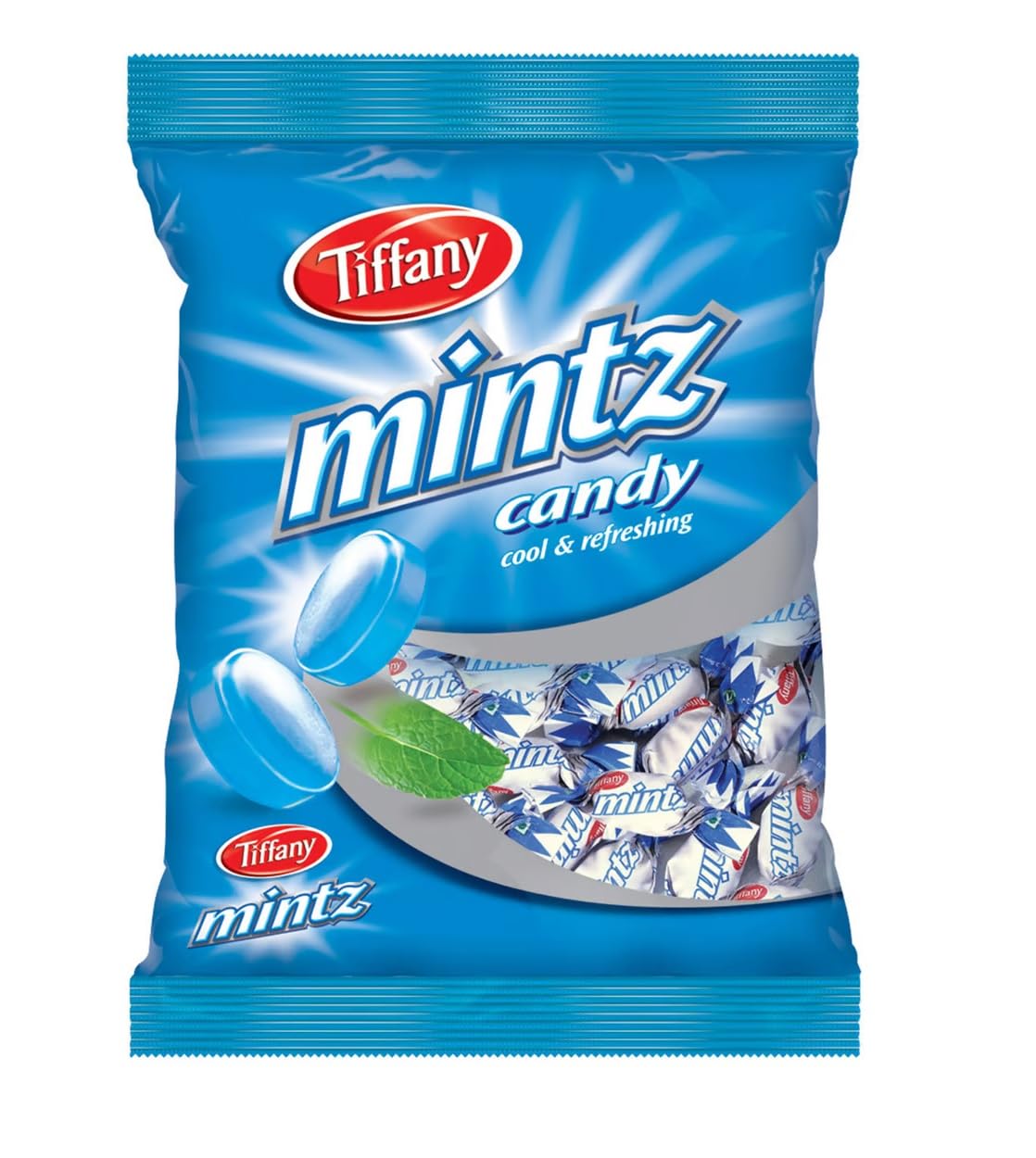 Tiffany Mintz Candy Cool And Refreshing With Individually Wrapped Pieces 700gm Pouch
