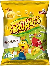 Salgadinho Fandangos Queijo Elma Chips Pacote Pequeno Kit 12 Und