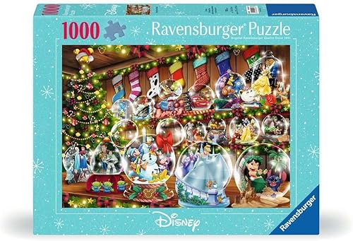 Miniatura 6 de Ravensburger Rompecabezas de globos de nieve de Disney, 1000 piezas, apto para adultos, tecnología única Softclick  Acabado vibrante y mate