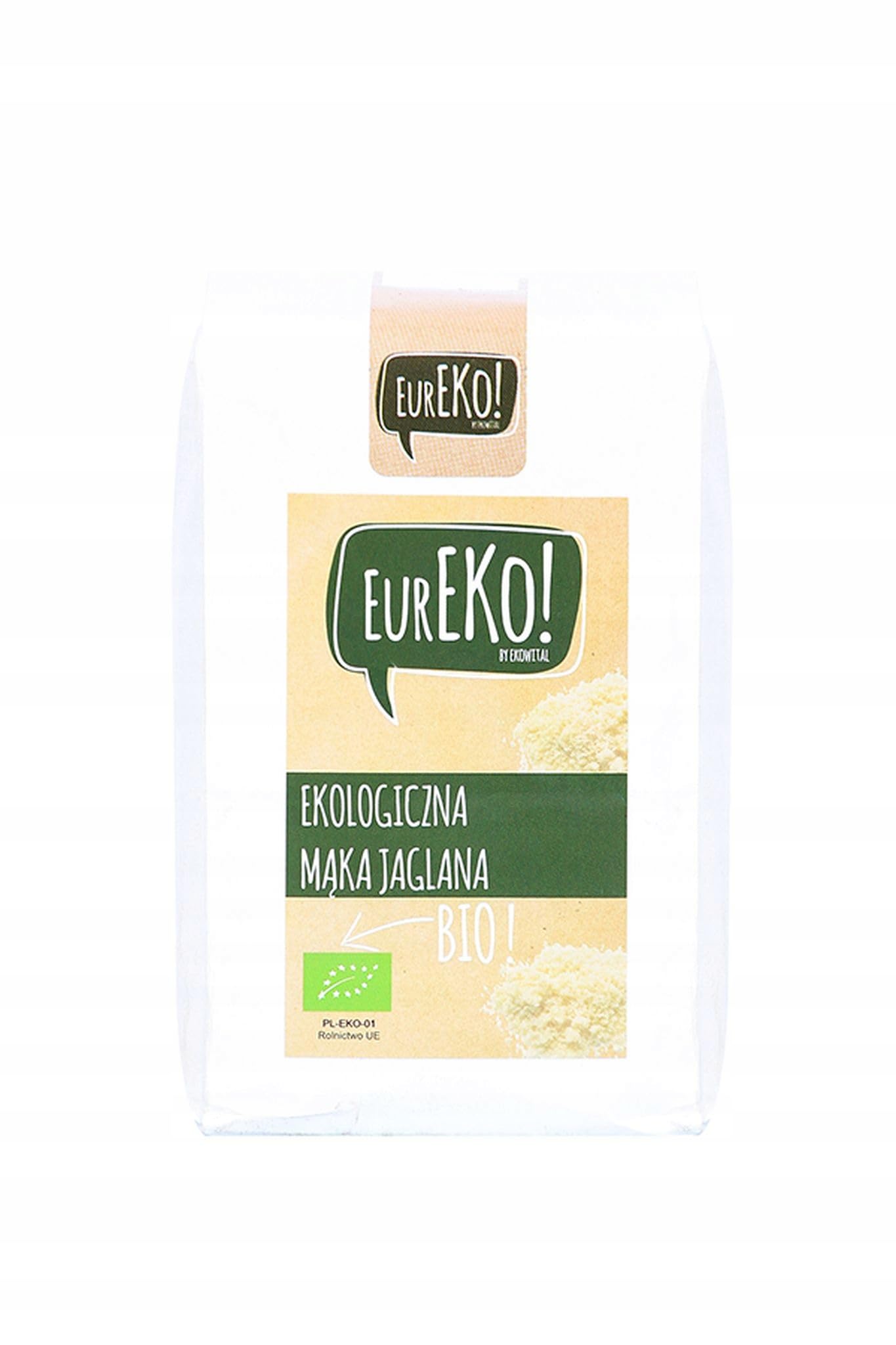Harina de mijo orgánica, 500 g, Eureko