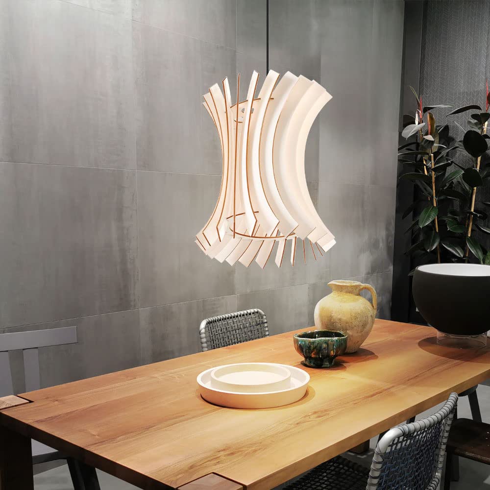 Holz Metall Lampe HAKON Hängelampe Vintage Style - 2-flammige Pendelleuchte Aus Holz & Metall Für Wohnzimmer Pendelleuchte Esstisch