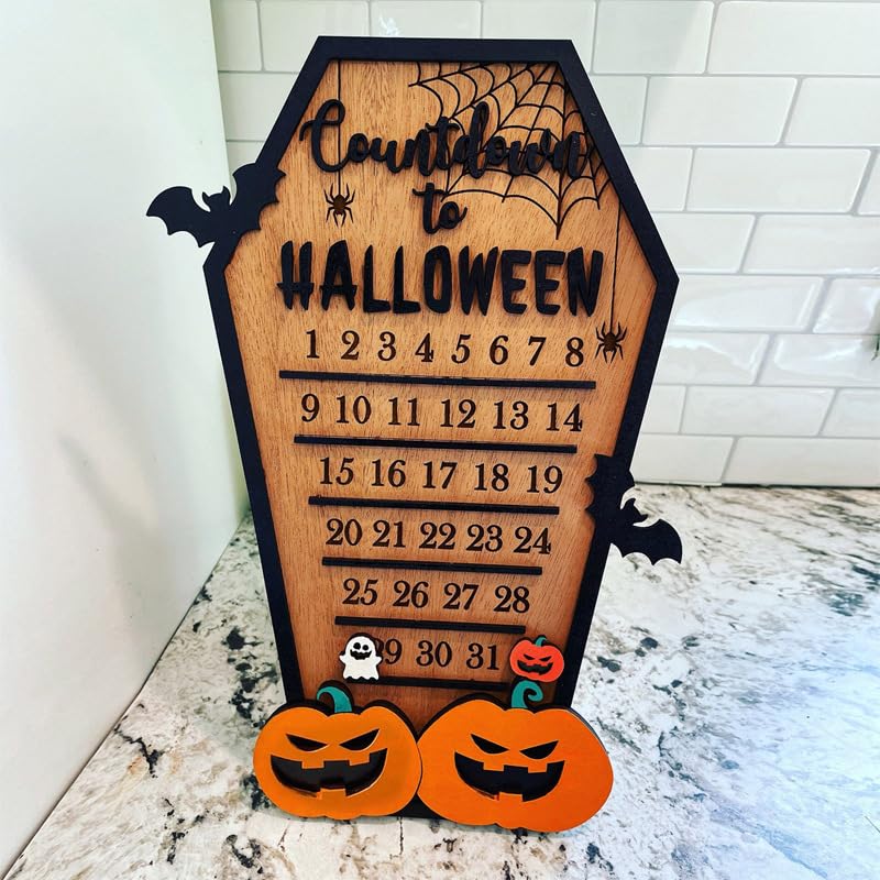 BOFUNX Calendario dell'Avvento di Halloween Calendario del Conto alla Rovescia di Halloween in