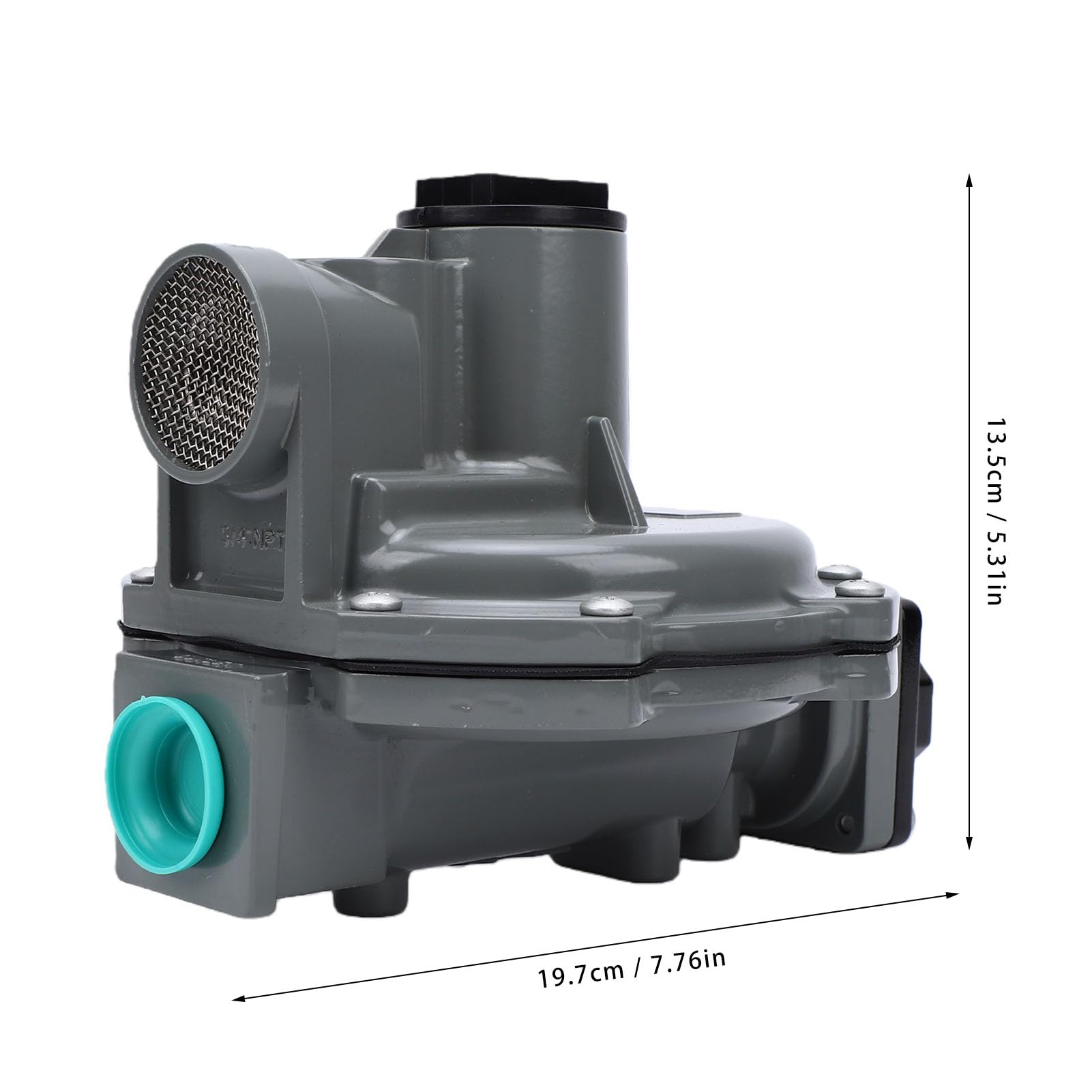 2-stopniowy Regulator Gazu 1/4x3/4 NPT Zintegrowany do Domu