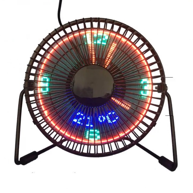 Nieuwe USB-klokventilator met real-time klok en temperatuurweergavefunctie | NL Nieuwe USB-klokventilator met real-time klok en temperatuurweergavefunctie | NL