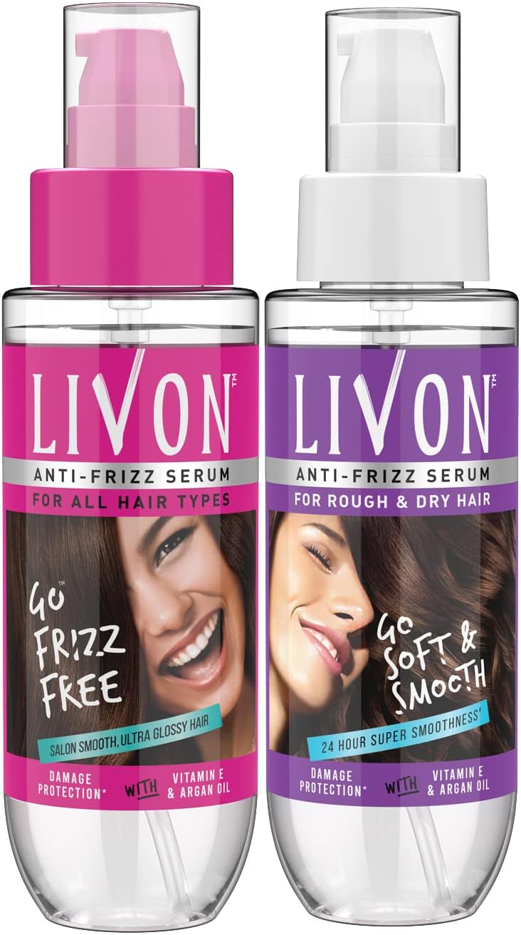 Serum, 100ml And Livon Serum for Rough & Dry Hair, 100 ml