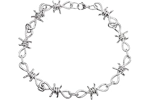 Unisex Gothic Barbed Wire Necklace