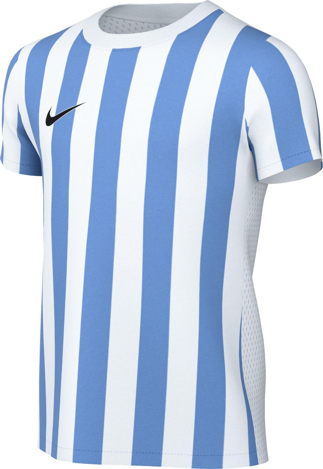 Nike Junior Striped Division Iv Ss Shirt White/Blue/Black