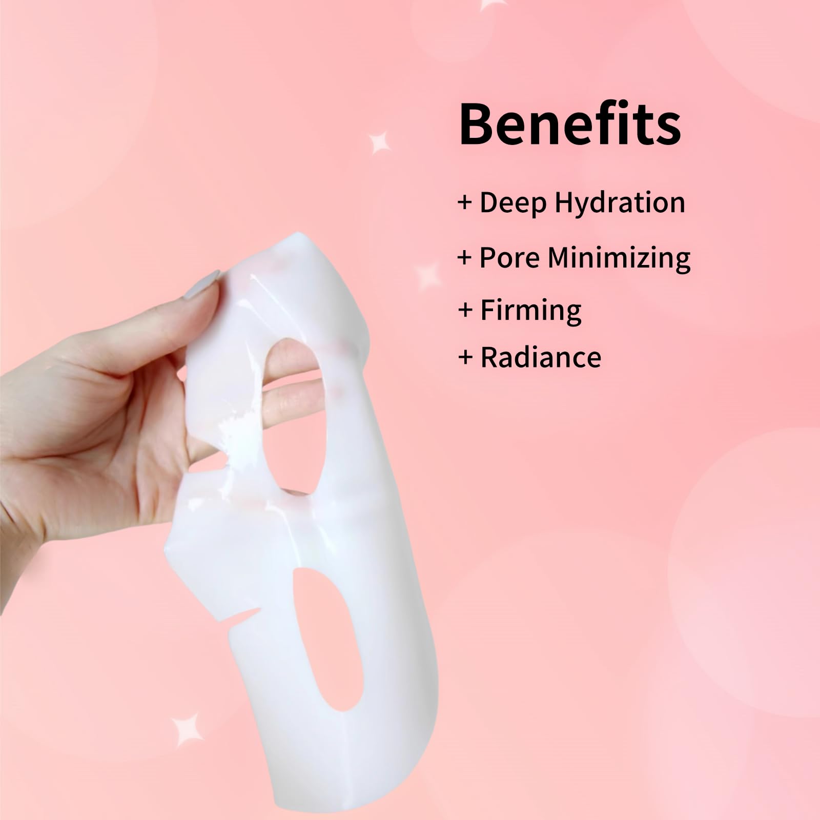 YZ&YL Collagen Face Mask, Bio Collagen Real Deep Mask Overnight for Glass Skin Glow Elasticity, Lifting and Firming - Image 3