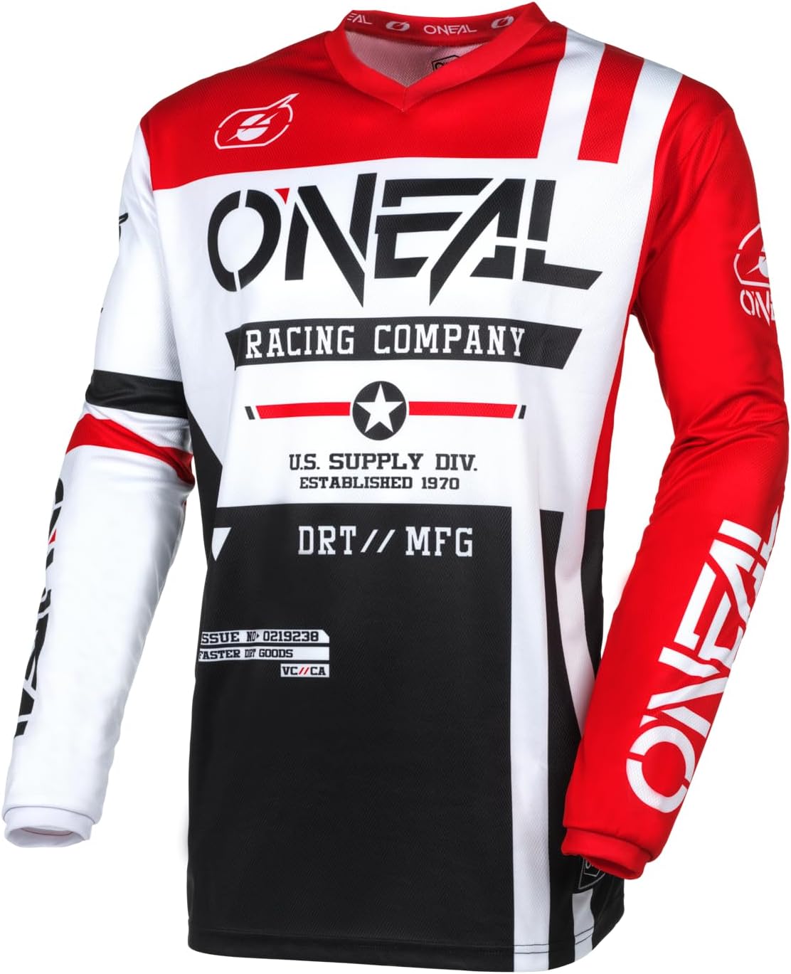 Element V.24 Jersey Men's Warhawk Black/White/Red XL