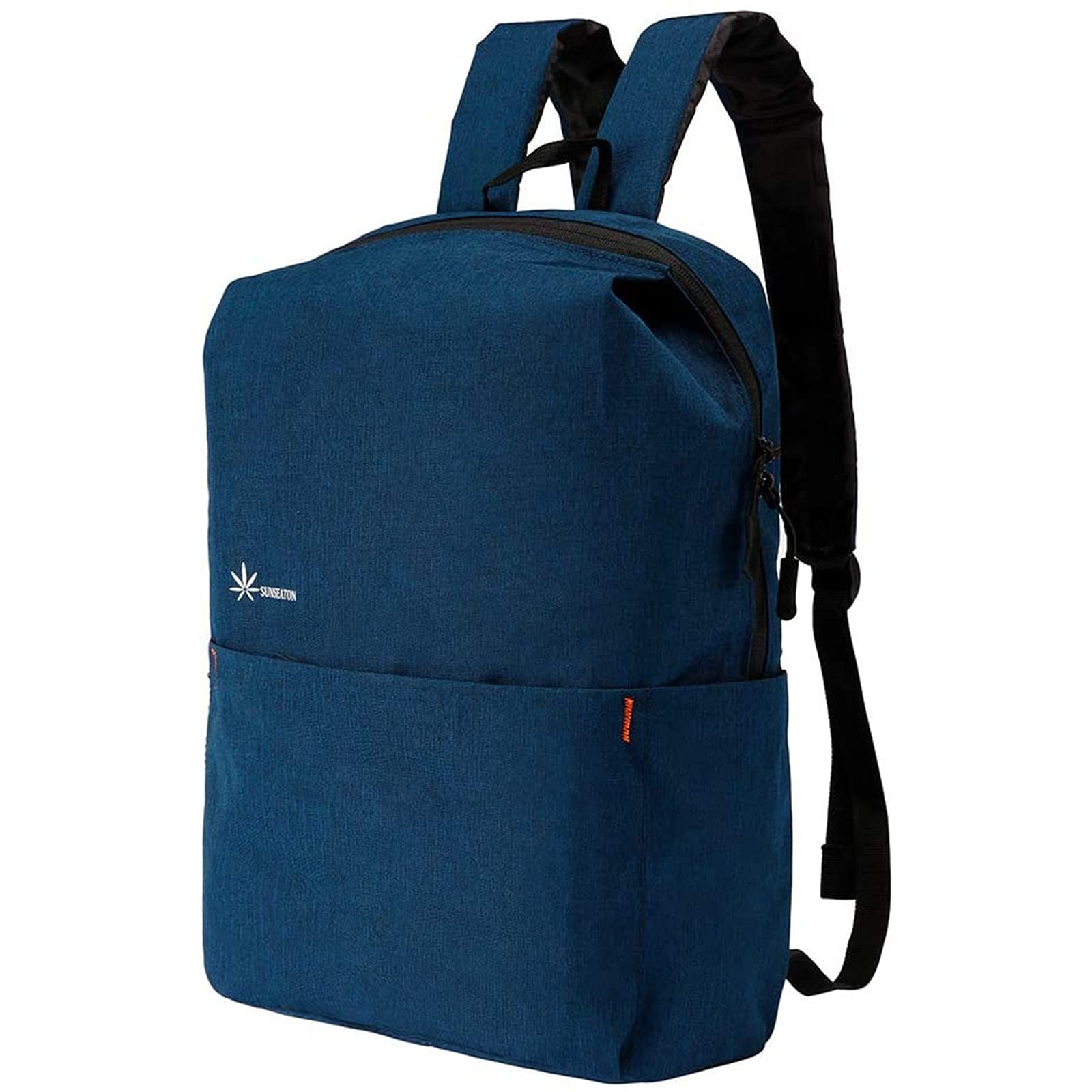 SUNSEATON Mochila para la Escuela, Mochila Ligera Mochila Clásica para Acampar y Caminar, Mochila Escolar con Bolsillos Laterales (Azul Oscuro)