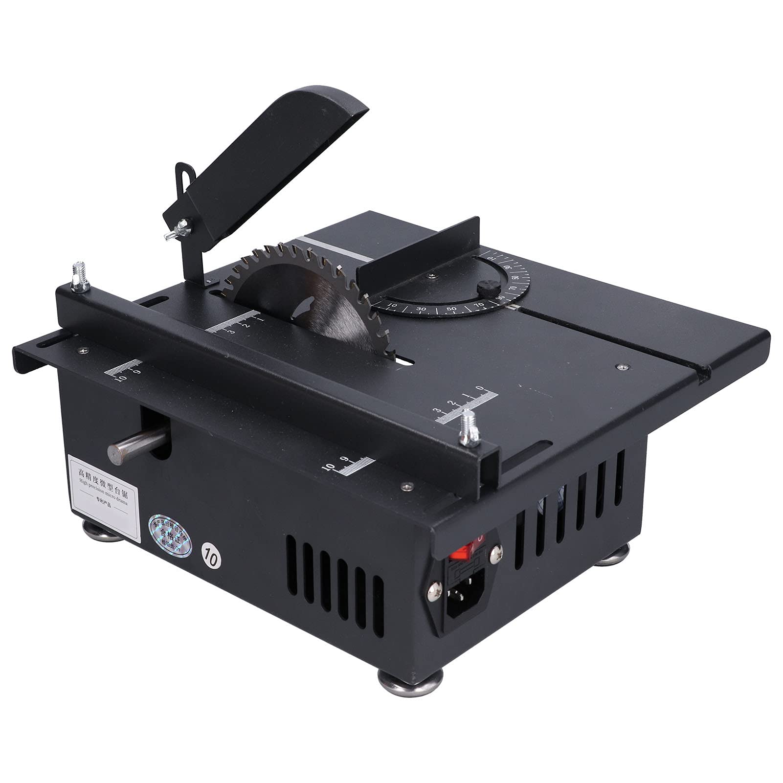 Piła stołowa Mini Piła stołowa Wielofunkcyjna Mini Piła stołowa Do Obróbki Drewna Mini Piła stołowa 1200 W Konstrukcja przesuwna Przesuwne Piły (wtyczka UE