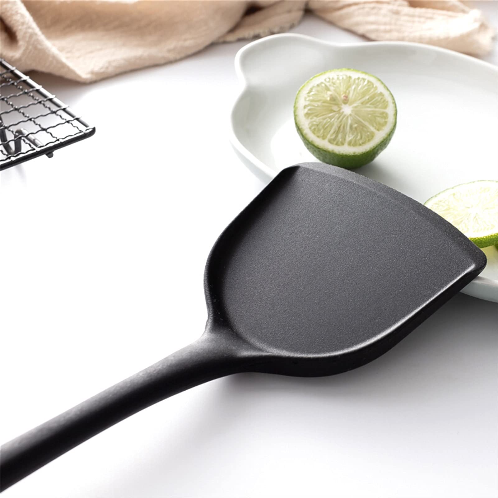 Espátula Herramientas versátiles Espátula de Silicona Mango ergonómico Espátulas de Alta Resistencia al Calor Adecuadas for Uso doméstico Hotel Restaurante Espátula de Cocina