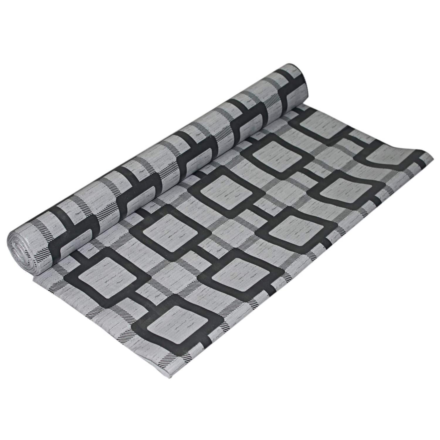 Kuber Industries Shelf Mat - Leaf Print, Non-Slip -10