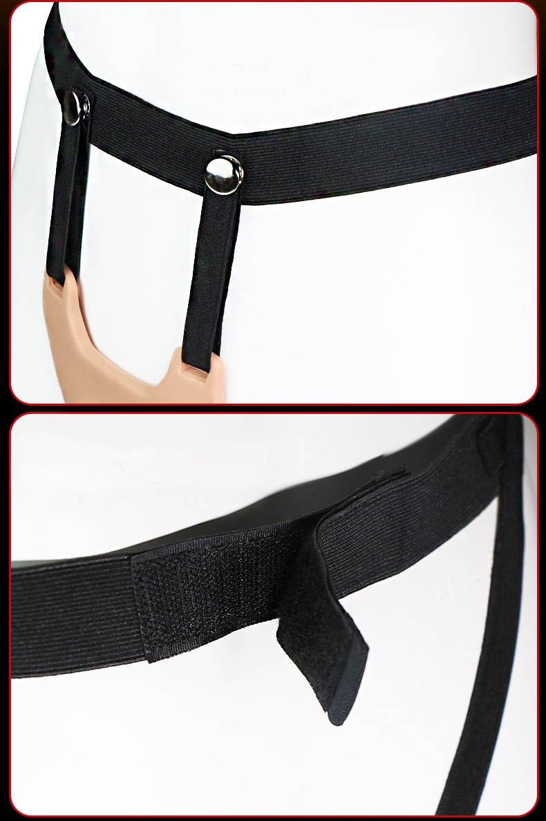 Slip Strap-On con Dildo Anale, Cockring & Stretcher per Uomo | Strap-on cavo per pegging & doppia penetrazione – imbracatura BDSM, femdom & giochi anali
