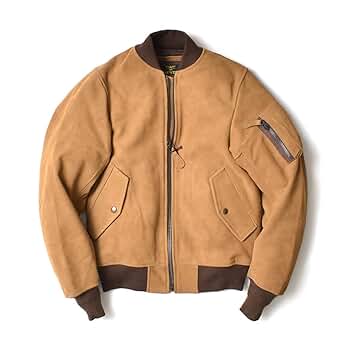 フライトジャケット　TYPE MA-1 本革　カウレザー　短丈　XL キルティングライナー取り外し可能◇ゴートレザー MA-1 フライト