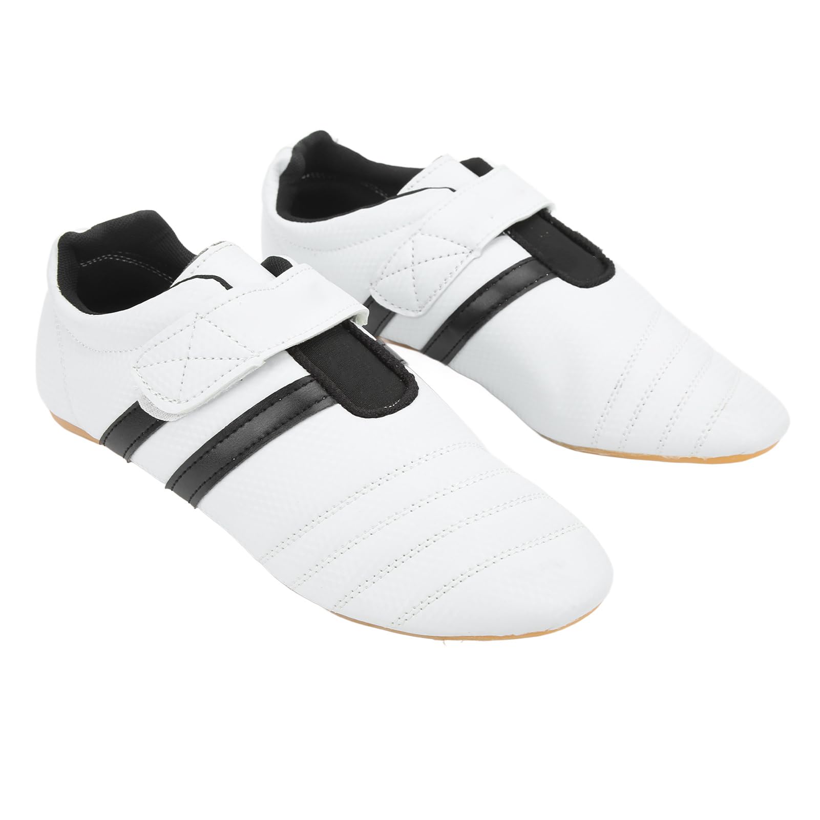 Buty Taekwondo Sztuki walki Sneaker Boks Karate Kung Fu Tai Chi Buty dla mężczyzn Kobiety Czarne paski PU Skóra Podeszwa Oxford Trwała lekka przeciwpoślizgowa Wygodne obuwie