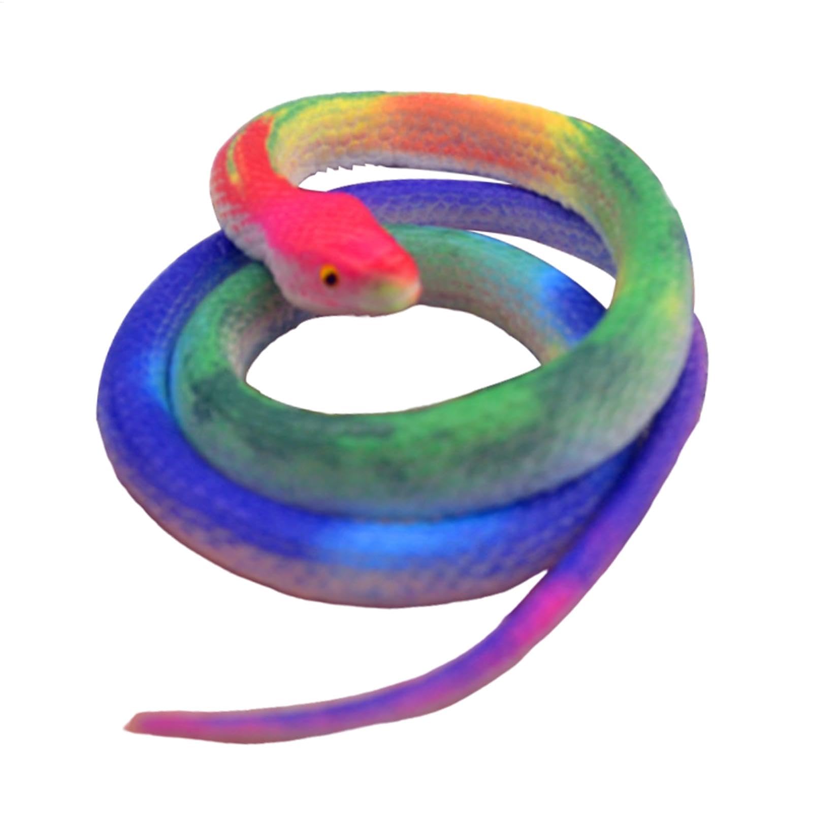 Fake Rubber Snake - Realistic Rubber Snake, 70cm Fake Snake Toy for Pranks | Halloween Decorations & Bird , Snake for Party Favors, Garden, Yard & Fun Tricks, Halloween Party Favo โ image 1