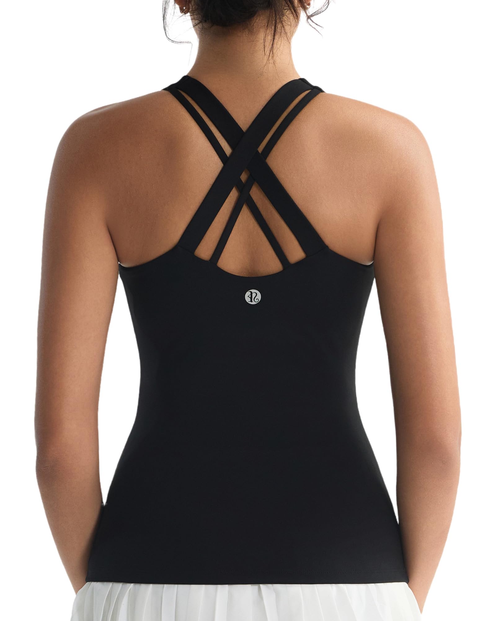 RUNNING GIRL Tank top with Built in Bra for Women