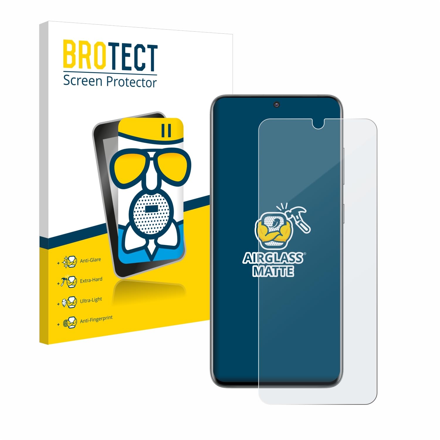 BROTECT Entspiegelungs Schutzglas für Samsung Galaxy S20 Schutzfolie Panzer Folie Glas Matt [Extrem Kratzfest 9H, Anti-Reflex, Anti-Fingerprint]