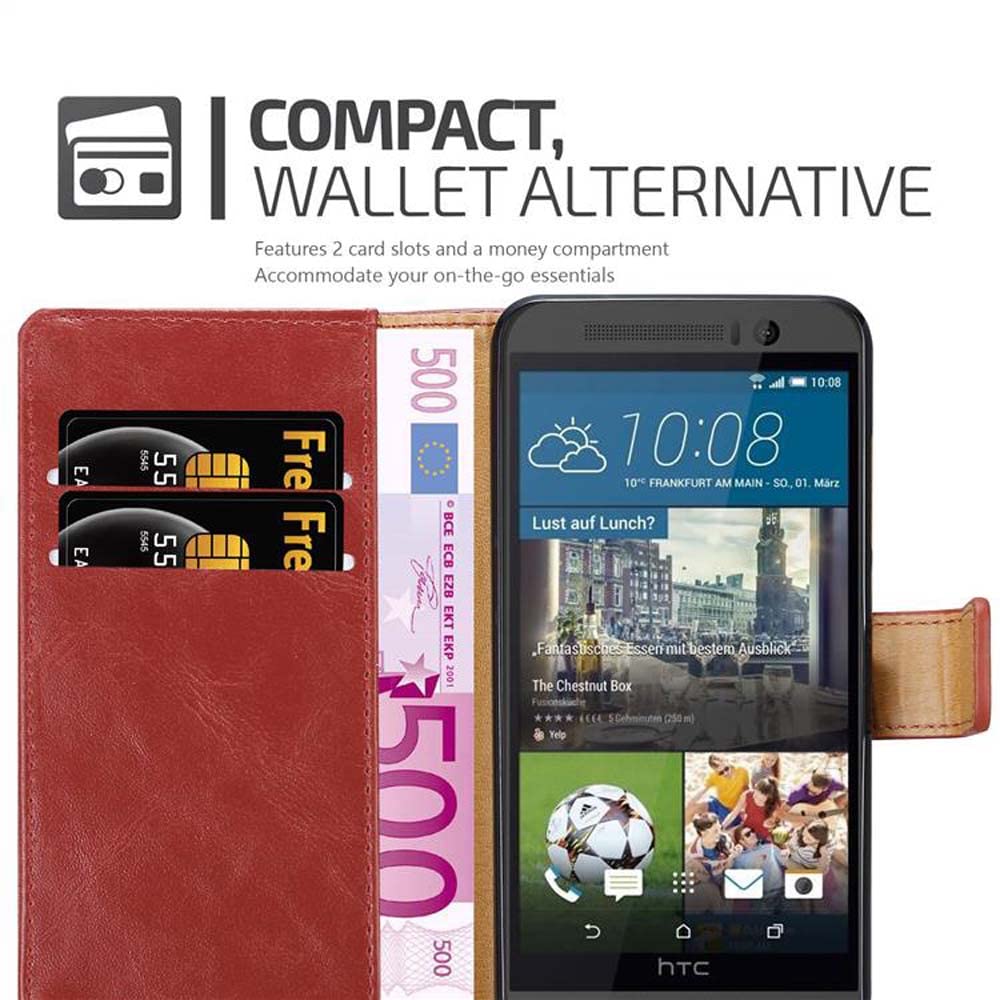 Custodia A Libro Per Huawei P30 - Grigio/Marrone, Con Vani Carte, Funzione Stand E Chiusura Magnetica, Tessuto E Finta Pelle - Foto 2