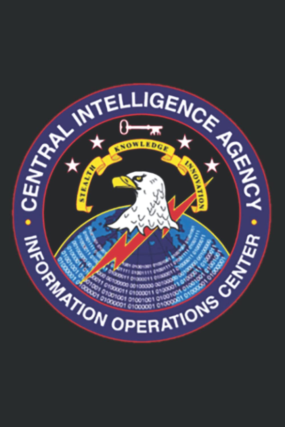 Central Intelligence Agency Cia Vault 7 Spy Veteran: Ruled Notebook/Journal - Lined Journal with Matte Finish Cover, 6" x 9", Perfect for School, Office & Home