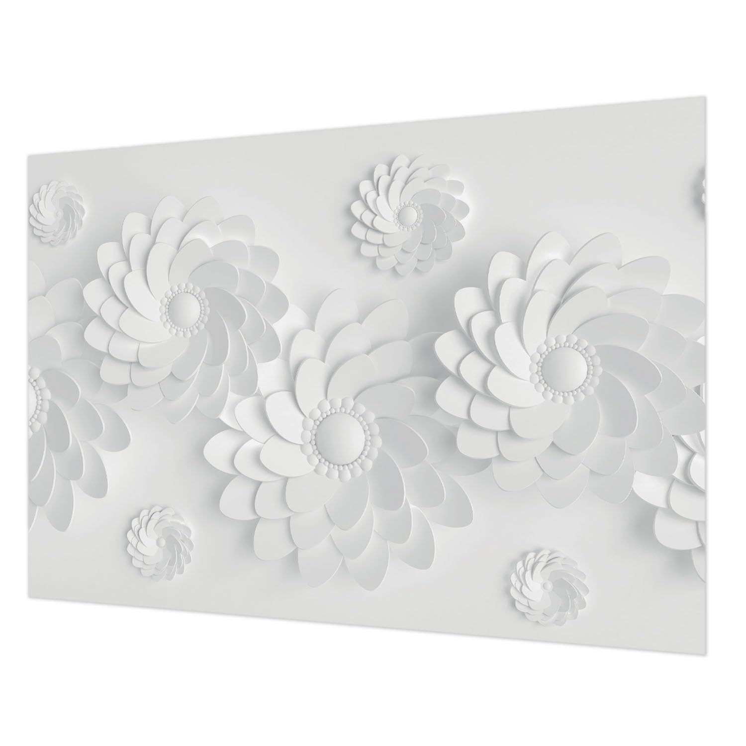 Revêtement mural intissé élégance florale de 208x146 cm avec sa colle incluse