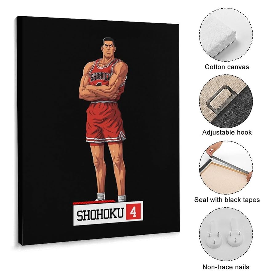 Amazon.co.jp: アートパネル スラムダンク 赤木剛憲 装飾画