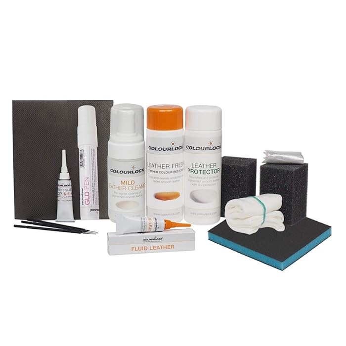 Buy Colourlock Leather Repair Kit to repair cracks, tears, scratches on leather includes Mild