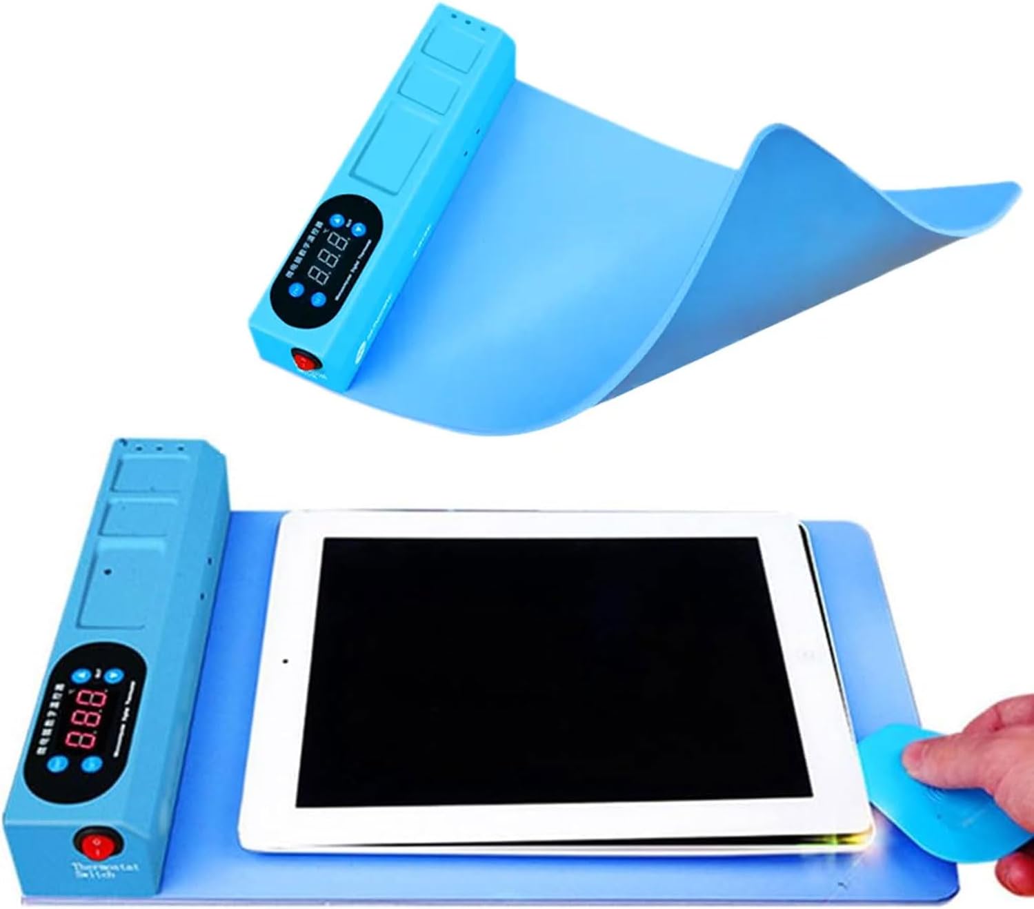 Screen Repair Heating Pad, 350W LCD Screen Separator with Parts Storage Box, Home Smartphone LCD Screen Separator, DIY, Repair