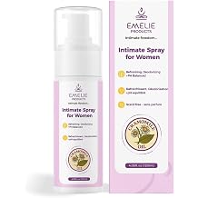 Intimate Spray for Women Refreshing Feminine Spray with Chamomile, Chrysanthemum & Tangerine Extract pH Balanced Daily Care for Sensitive Skin 4.05 fl oz