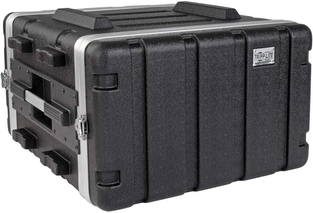 TRIPP LITE 6U ABS Server Rack Equipment Case, Flight Case Shipping Transportation, Black (SRCASE6U)