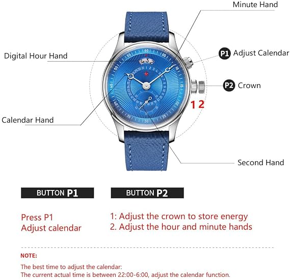 RED Star Automatic Watches for Men 40mm Seagull ST1716 Movement 5ATM Mechanical Watch Push-Button Calendar Sapphire Crystal Vintage Mens Watch​​